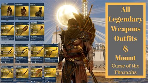 assassin's creed origins all weapons.